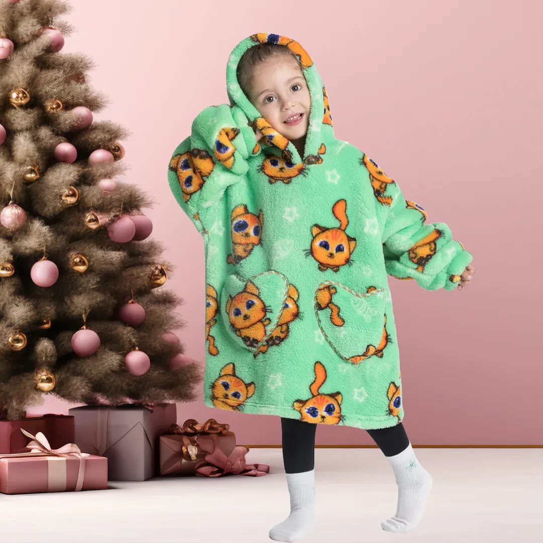 Adorable Kids Blanket Hoodie