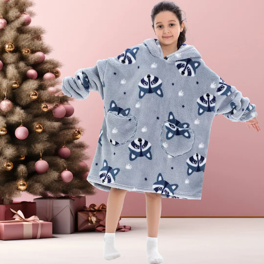 Adorable Kids Blanket Hoodie