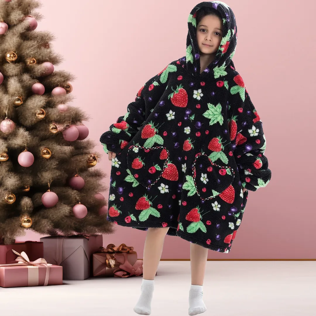 Adorable Kids Blanket Hoodie