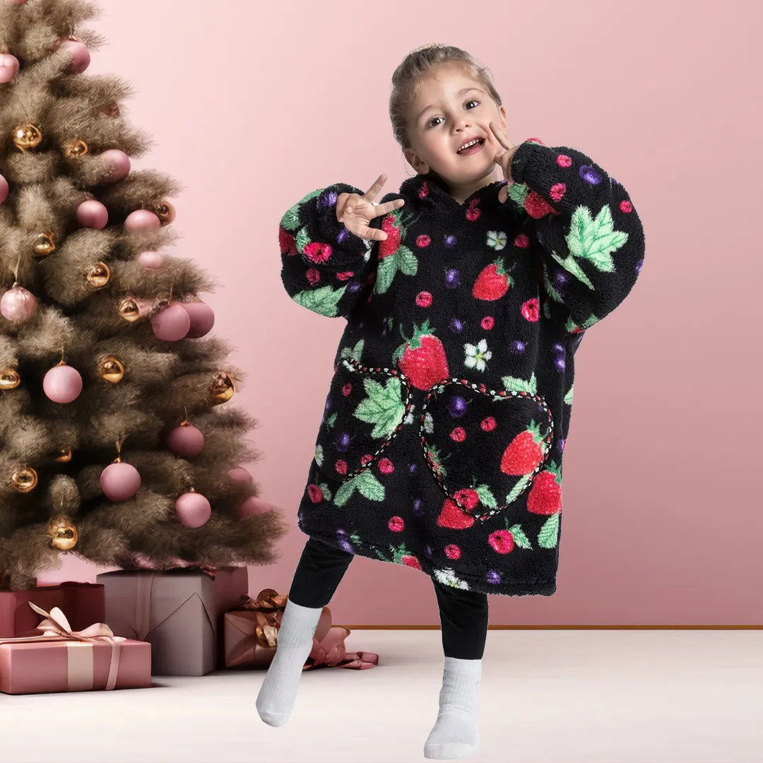 Adorable Kids Blanket Hoodie