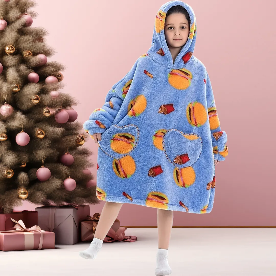 Adorable Kids Blanket Hoodie