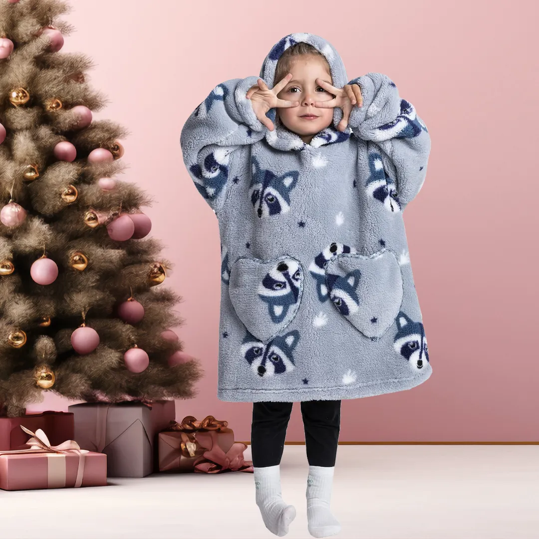 Adorable Kids Blanket Hoodie