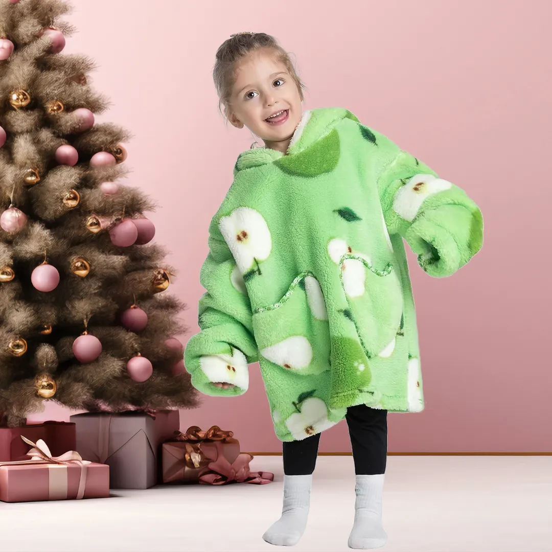 Cute Kids Blanket Hoodie