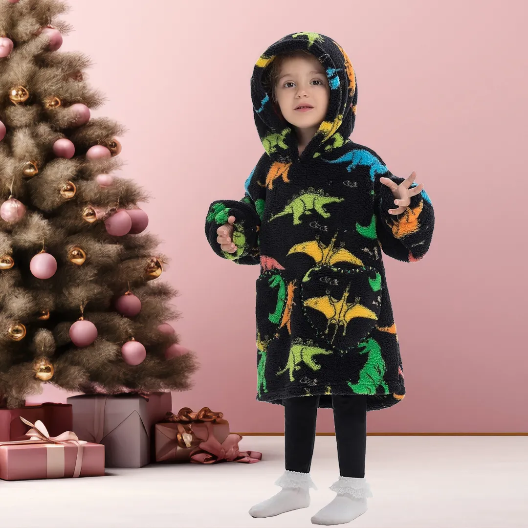Cute Kids Blanket Hoodie