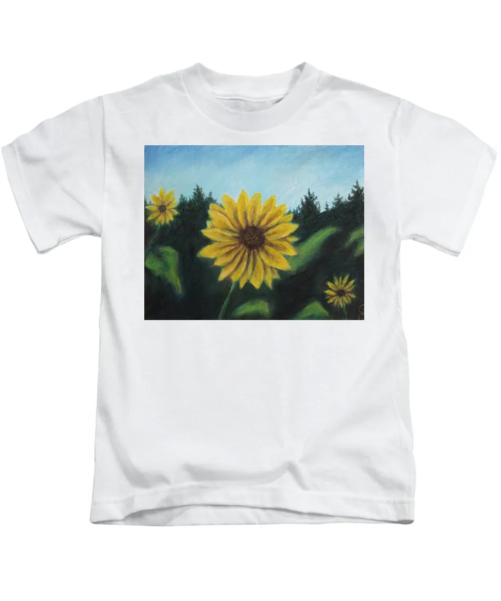 Sunny Sun Sun Flower - Kids T-Shirt